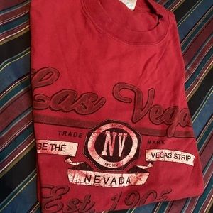 Red Las Vegas Nevada T-shirt